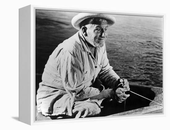 The Old Man And The Sea, Spencer Tracy, 1958-null-Framed Stretched Canvas