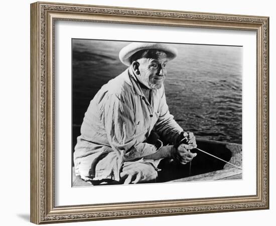 The Old Man And The Sea, Spencer Tracy, 1958-null-Framed Photo