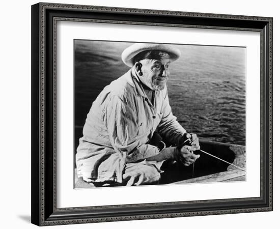 The Old Man And The Sea, Spencer Tracy, 1958-null-Framed Photo