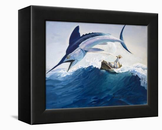 The Old Man and the Sea-Harry G. Seabright-Framed Premier Image Canvas