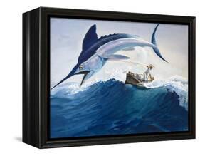 The Old Man and the Sea-Harry G. Seabright-Framed Premier Image Canvas
