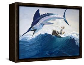 The Old Man and the Sea-Harry G. Seabright-Framed Premier Image Canvas