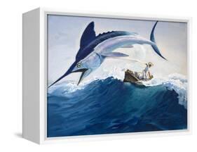 The Old Man and the Sea-Harry G. Seabright-Framed Premier Image Canvas
