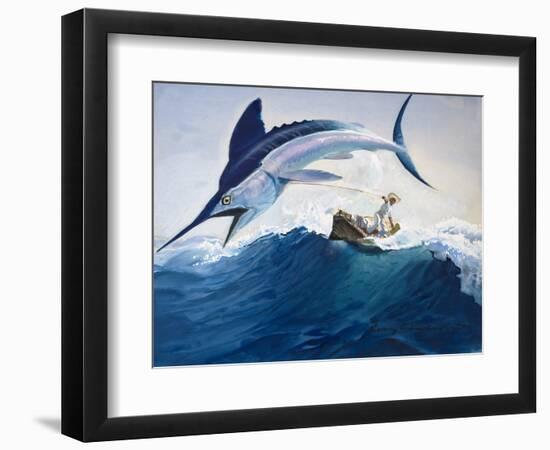 The Old Man and the Sea-Harry G. Seabright-Framed Premium Giclee Print