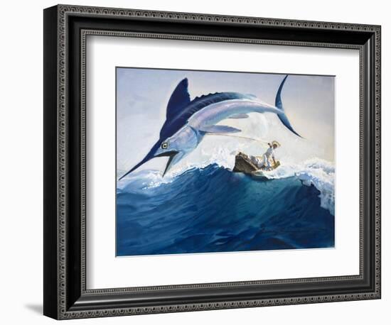 The Old Man and the Sea-Harry G. Seabright-Framed Premium Giclee Print