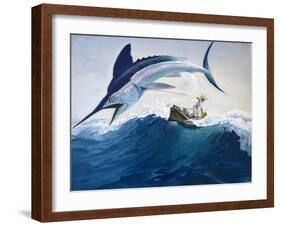 The Old Man and the Sea-Harry G. Seabright-Framed Giclee Print