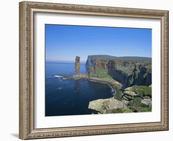 The Old Man of Hoy, 150M Sea Stack, Hoy, Orkney Islands, Scotland, UK, Europe-David Tipling-Framed Photographic Print