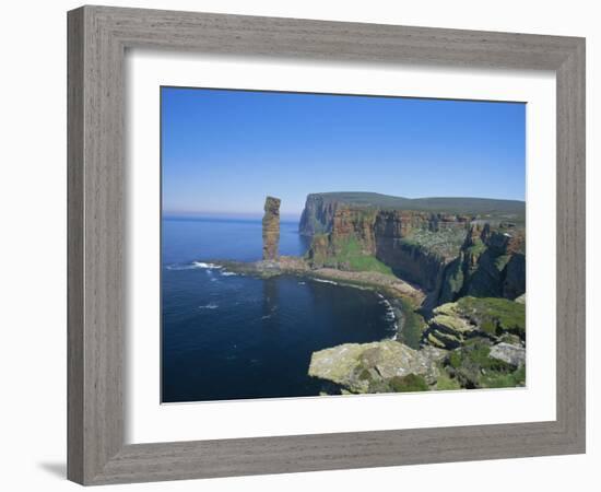 The Old Man of Hoy, 150M Sea Stack, Hoy, Orkney Islands, Scotland, UK, Europe-David Tipling-Framed Photographic Print