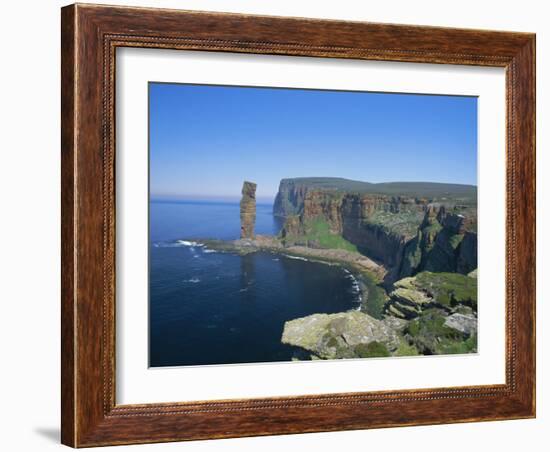 The Old Man of Hoy, 150M Sea Stack, Hoy, Orkney Islands, Scotland, UK, Europe-David Tipling-Framed Photographic Print