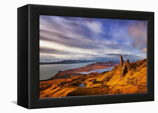 The Old Man of Storr at Dawn Sunrise-Neale Clark-Framed Premier Image Canvas