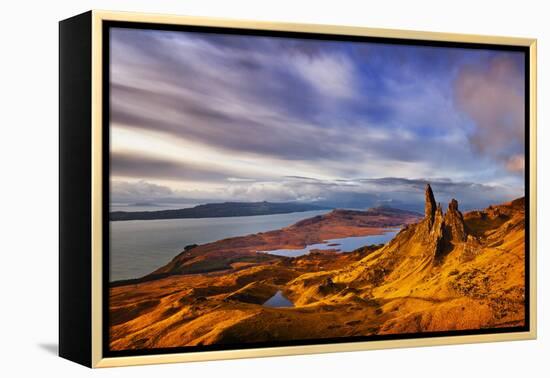 The Old Man of Storr at Dawn Sunrise-Neale Clark-Framed Premier Image Canvas