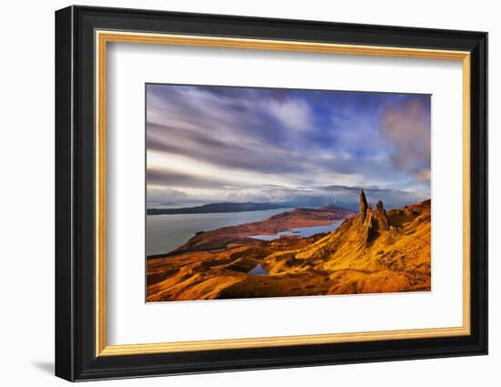 The Old Man of Storr at Dawn Sunrise-Neale Clark-Framed Photographic Print