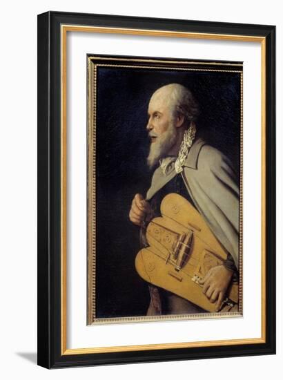 The Old Man. Painting by Georges De La Tour (1593-1652), 17Th Century. Oil on Canvas. Dim: 0.85 X 0-Georges De La Tour-Framed Giclee Print