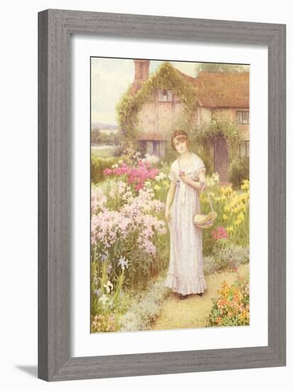 The Old Manse Garden-William Affleck-Framed Giclee Print