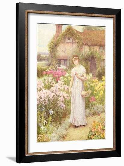 The Old Manse Garden-William Affleck-Framed Giclee Print