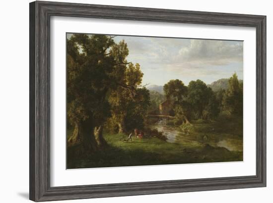 The Old Mill, 1849-George Inness Snr.-Framed Giclee Print