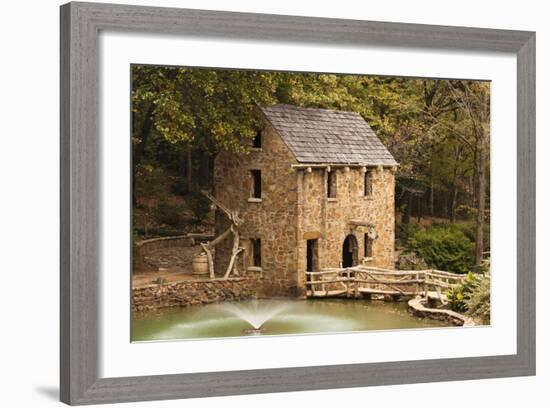 The Old Mill, Gone with the Wind, Little Rock, Arkansas, USA-Walter Bibikow-Framed Photographic Print