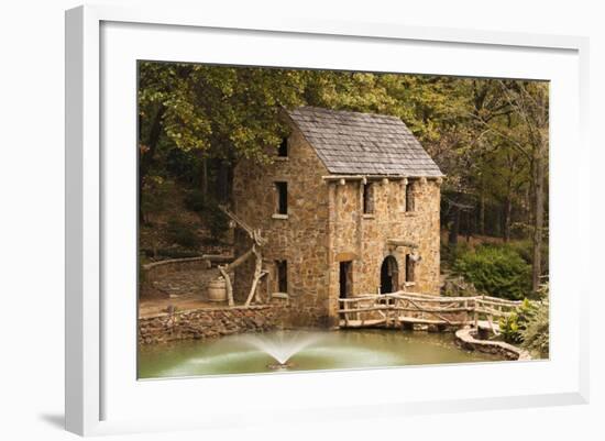 The Old Mill, Gone with the Wind, Little Rock, Arkansas, USA-Walter Bibikow-Framed Photographic Print