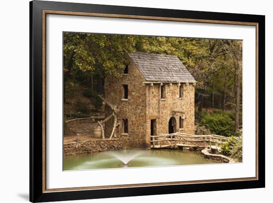 The Old Mill, Gone with the Wind, Little Rock, Arkansas, USA-Walter Bibikow-Framed Photographic Print