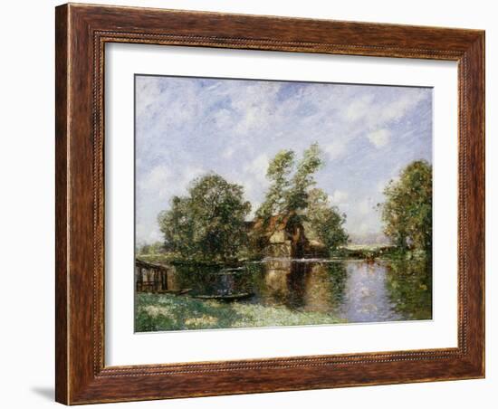 The Old Mill, Houghton, Cambridgeshire, C.1907-Thomas Edwin Mostyn-Framed Giclee Print