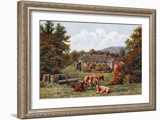 The Old Mill, Lyme Regis-Alfred Robert Quinton-Framed Giclee Print