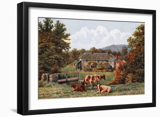 The Old Mill, Lyme Regis-Alfred Robert Quinton-Framed Giclee Print