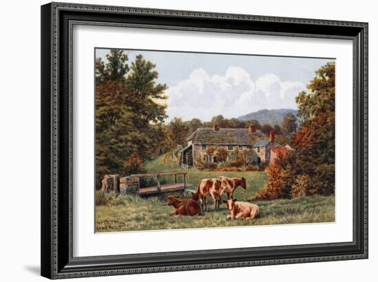 The Old Mill, Lyme Regis-Alfred Robert Quinton-Framed Giclee Print