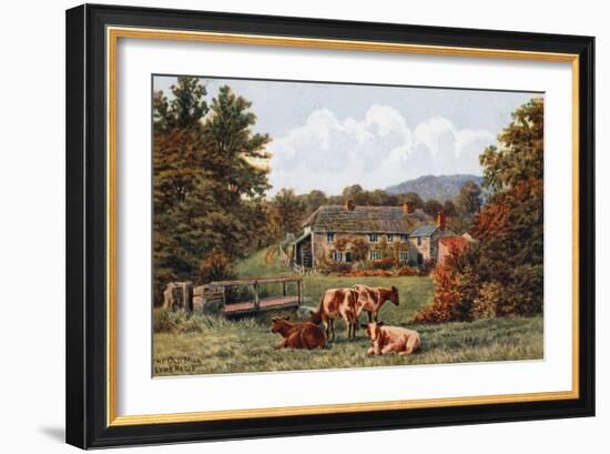 The Old Mill, Lyme Regis-Alfred Robert Quinton-Framed Giclee Print