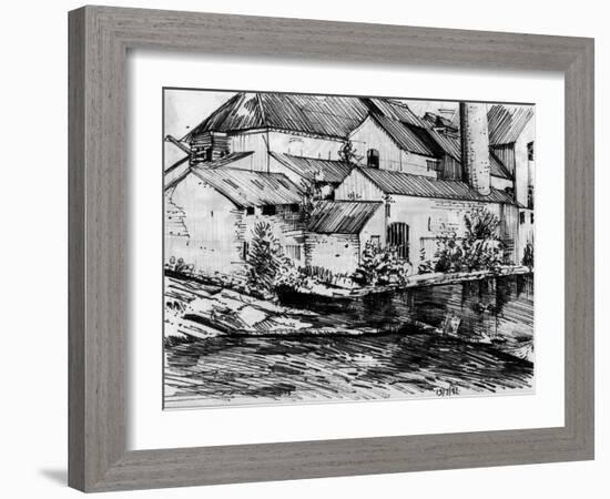 The Old Mill On the Exe-Tim Kahane-Framed Photographic Print