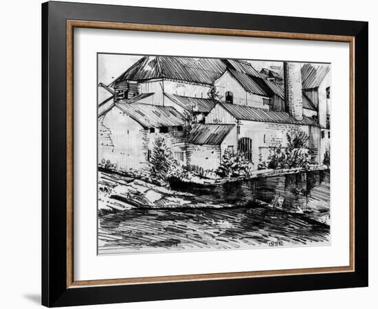 The Old Mill On the Exe-Tim Kahane-Framed Photographic Print