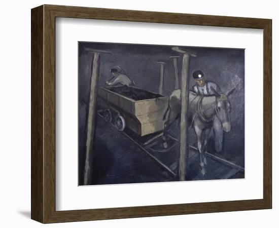 The Old Mine Mule-Richard Crist-Framed Giclee Print