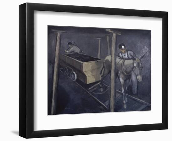 The Old Mine Mule-Richard Crist-Framed Giclee Print