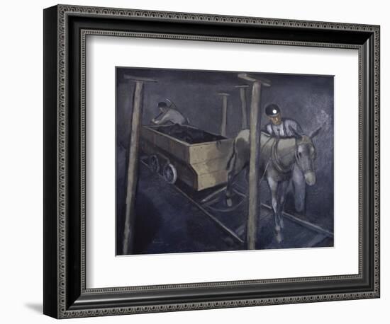 The Old Mine Mule-Richard Crist-Framed Giclee Print