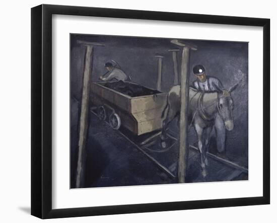 The Old Mine Mule-Richard Crist-Framed Giclee Print