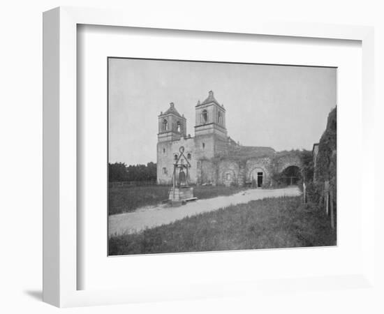 'The Old Mission in San Antonio', 19th century-Unknown-Framed Photographic Print