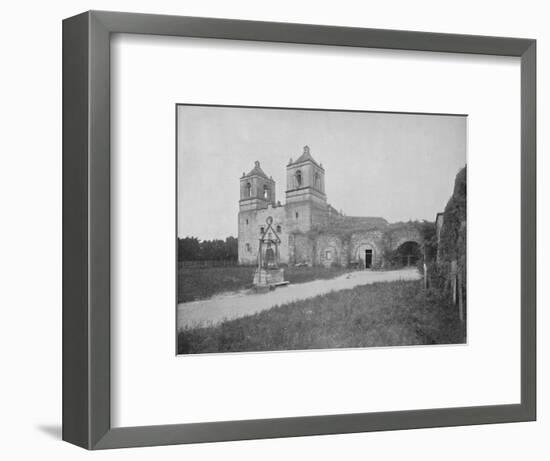 'The Old Mission in San Antonio', 19th century-Unknown-Framed Photographic Print