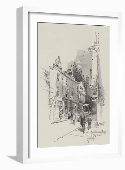 The Old Moravian Chapel in Fetter Lane-Herbert Railton-Framed Giclee Print