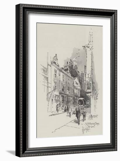 The Old Moravian Chapel in Fetter Lane-Herbert Railton-Framed Giclee Print