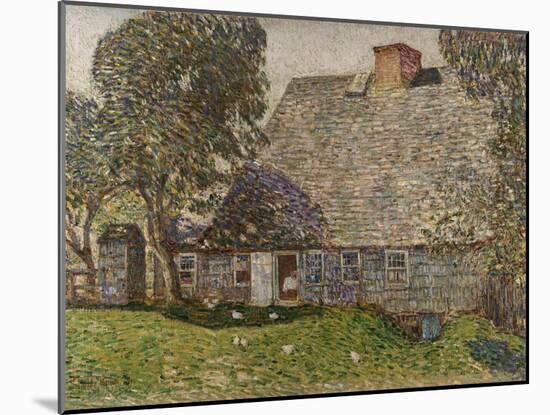 The Old Mulford House, East Hampton, 1917-Childe Hassam-Mounted Giclee Print