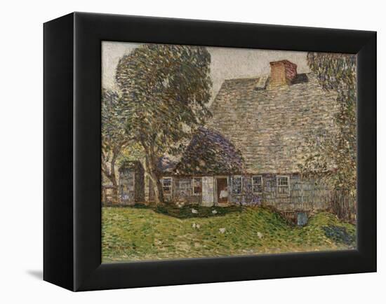 The Old Mulford House, East Hampton, 1917-Childe Hassam-Framed Premier Image Canvas