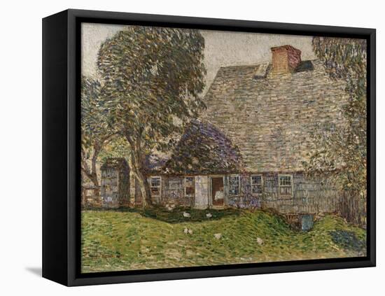 The Old Mulford House, East Hampton, 1917-Childe Hassam-Framed Premier Image Canvas