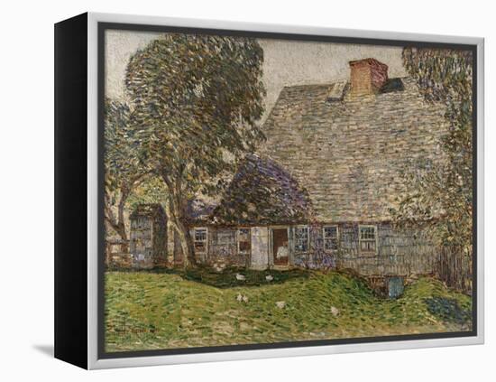 The Old Mulford House, East Hampton, 1917-Childe Hassam-Framed Premier Image Canvas