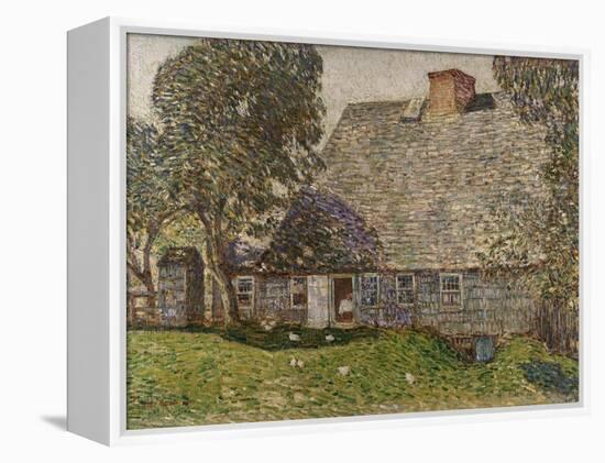 The Old Mulford House, East Hampton, 1917-Childe Hassam-Framed Premier Image Canvas