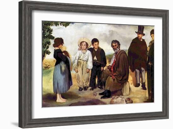 The Old Musician-Edouard Manet-Framed Art Print