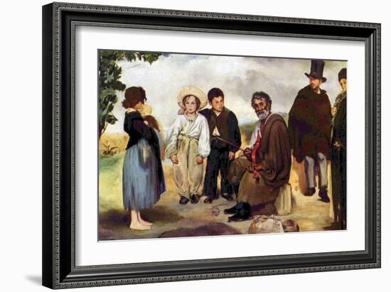 The Old Musician-Edouard Manet-Framed Art Print