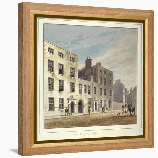 The Old Navy Pay Office, Old Broad Street, City of London, 1811-George Sidney Shepherd-Framed Premier Image Canvas