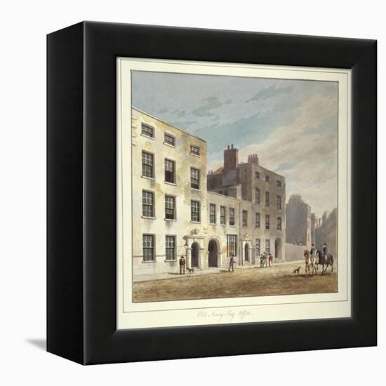 The Old Navy Pay Office, Old Broad Street, City of London, 1811-George Sidney Shepherd-Framed Premier Image Canvas