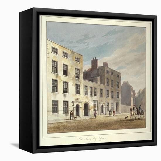 The Old Navy Pay Office, Old Broad Street, City of London, 1811-George Sidney Shepherd-Framed Premier Image Canvas