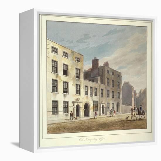 The Old Navy Pay Office, Old Broad Street, City of London, 1811-George Sidney Shepherd-Framed Premier Image Canvas