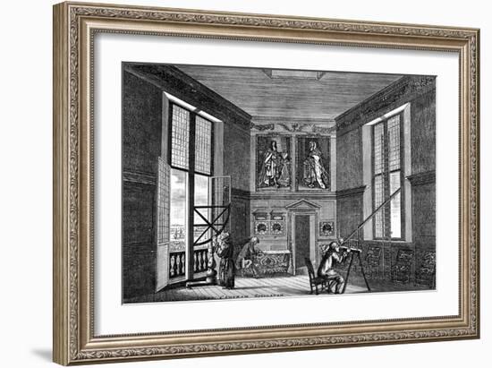 The Old Observing-Room, Greenwich, Late 17th Century-null-Framed Giclee Print